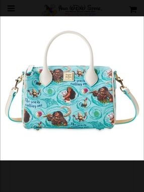 Disney Dooney & Bourke Moana Satchel with Cream Handles